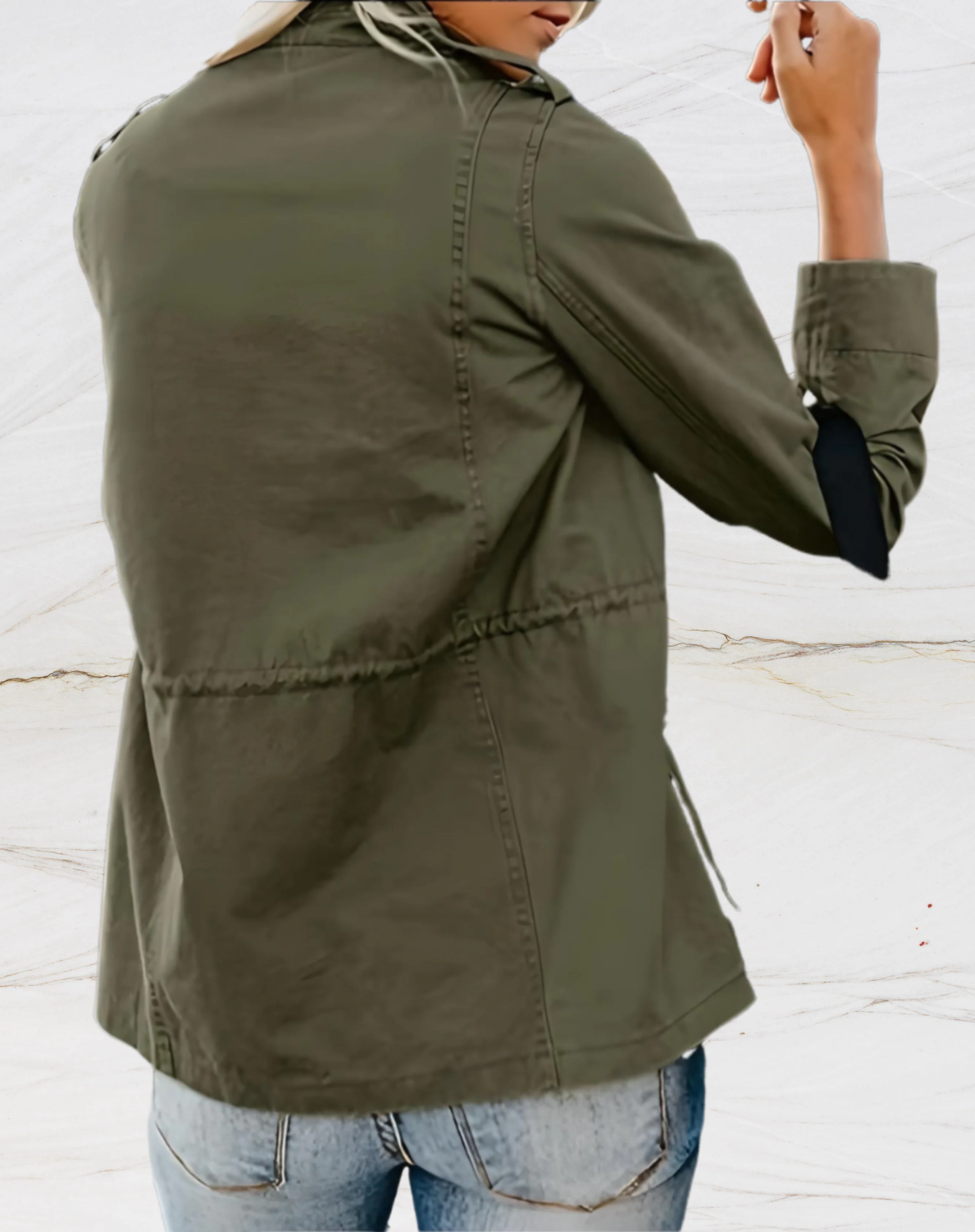 Andrea | Elegant Casual Utility Jacket - Image 3