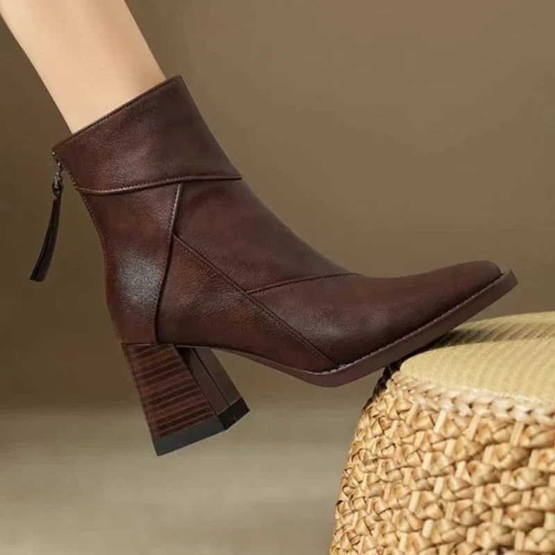 Angela | Comfortable leather boots for women. - Image 3