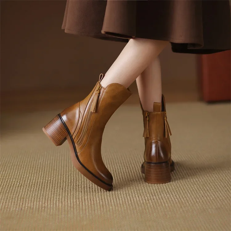 Guillermina | Leather ankle boots - Image 6
