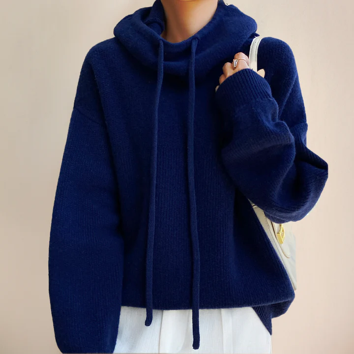Lia - Elegant High Neck Sweater - Image 4