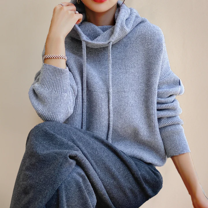 Lia - Elegant High Neck Sweater - Image 6